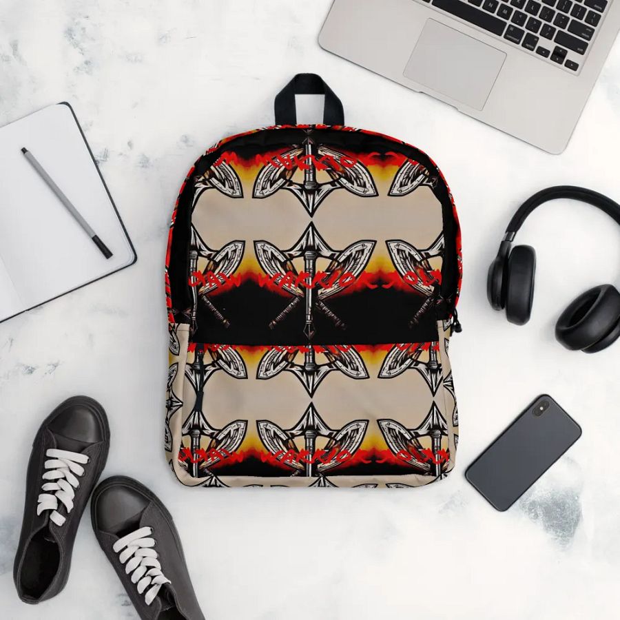 Warrior's Emblem All-Over Print Backpack product image (12)