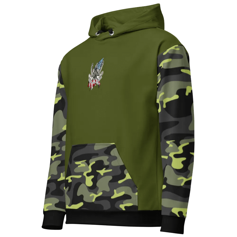 Camouflage & Green Pacific Titan & CE Flage Hoodie product image (3)
