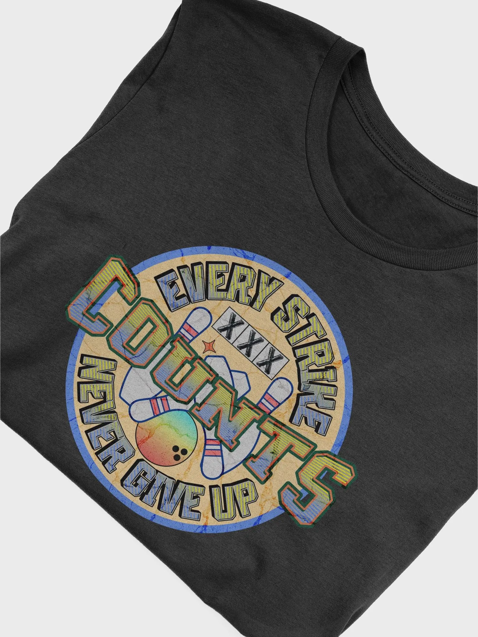 Every Strike Counts Bowling Vintage T-Shirt product image (3)