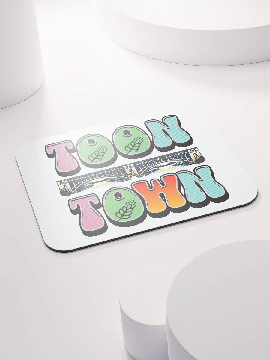 Toon Town Saskatoon Bridge Mouse Pad product image (4)