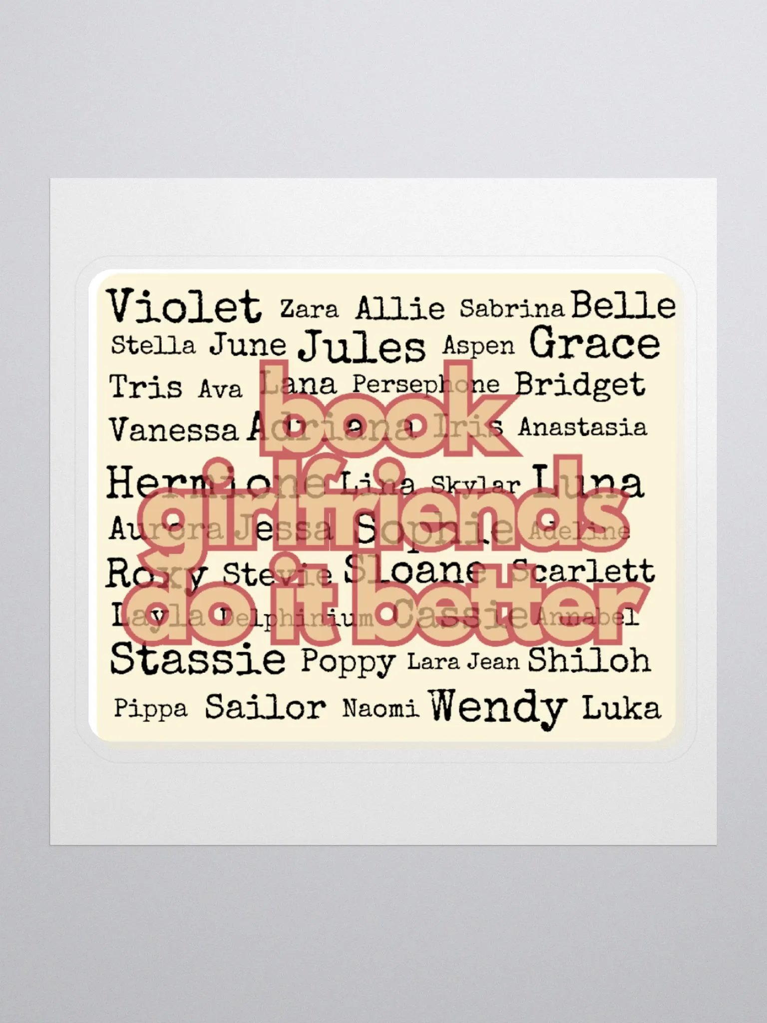 Book Girlfriends - Sticker product image (1)