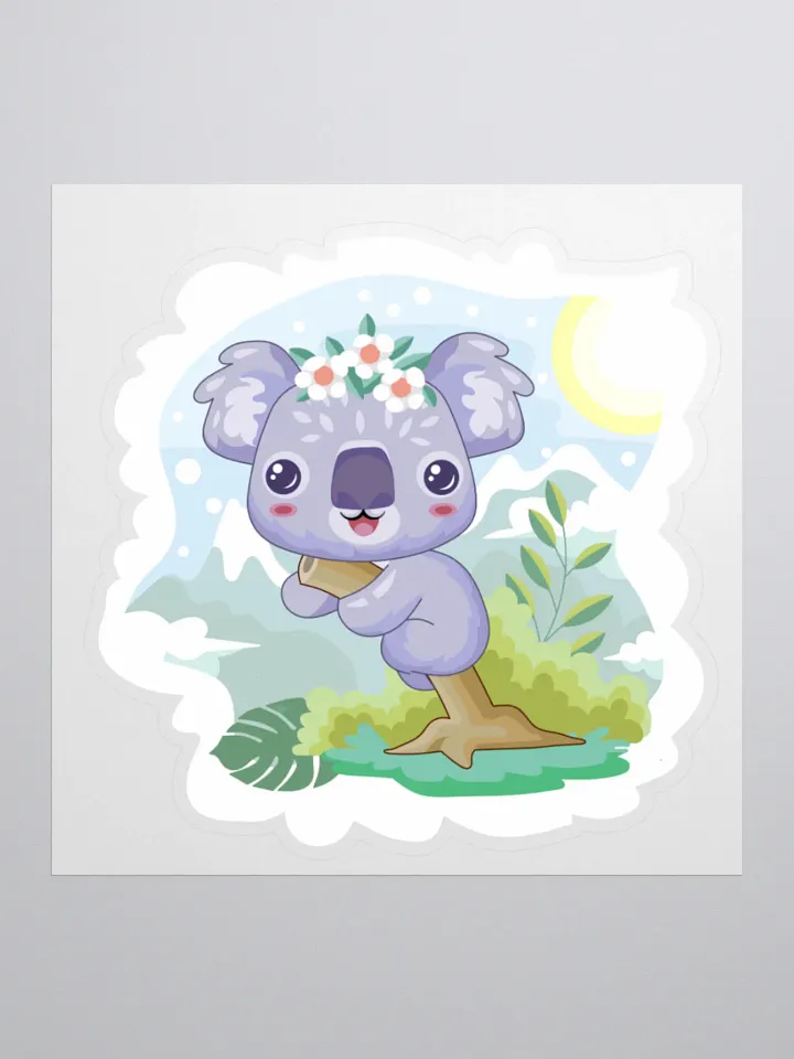 Joyful Koala Kiss Cut Stickers product image (1)