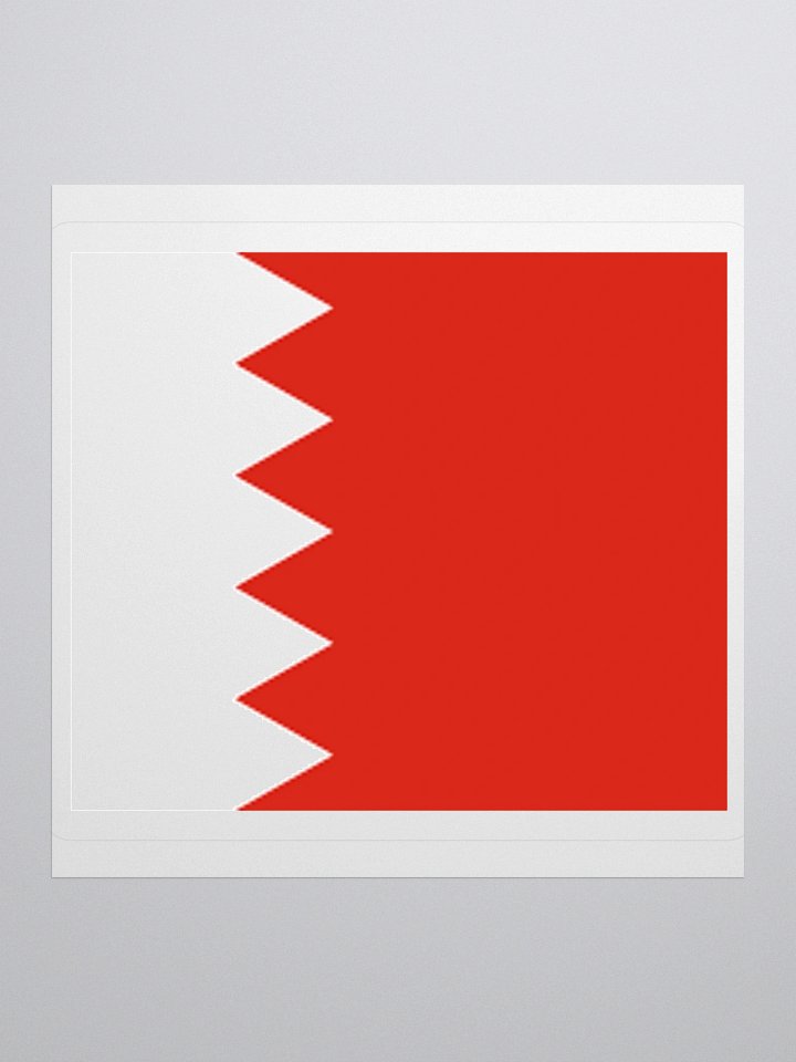 Exclusive Bahrain Flag Kiss-Cut Stickers - High-Quality Vinyl, Multiple Sizes product image (3)