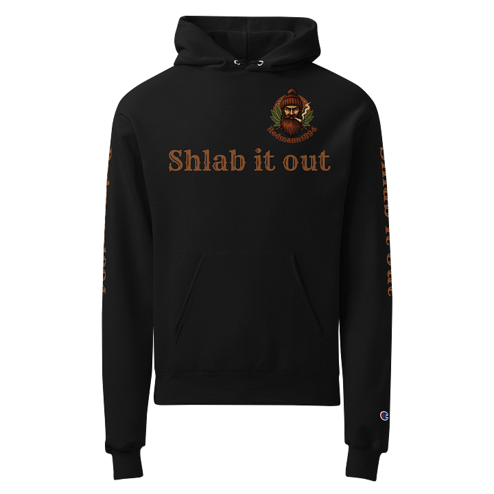 "Shlab it out" Champion Hoodie product image (1)