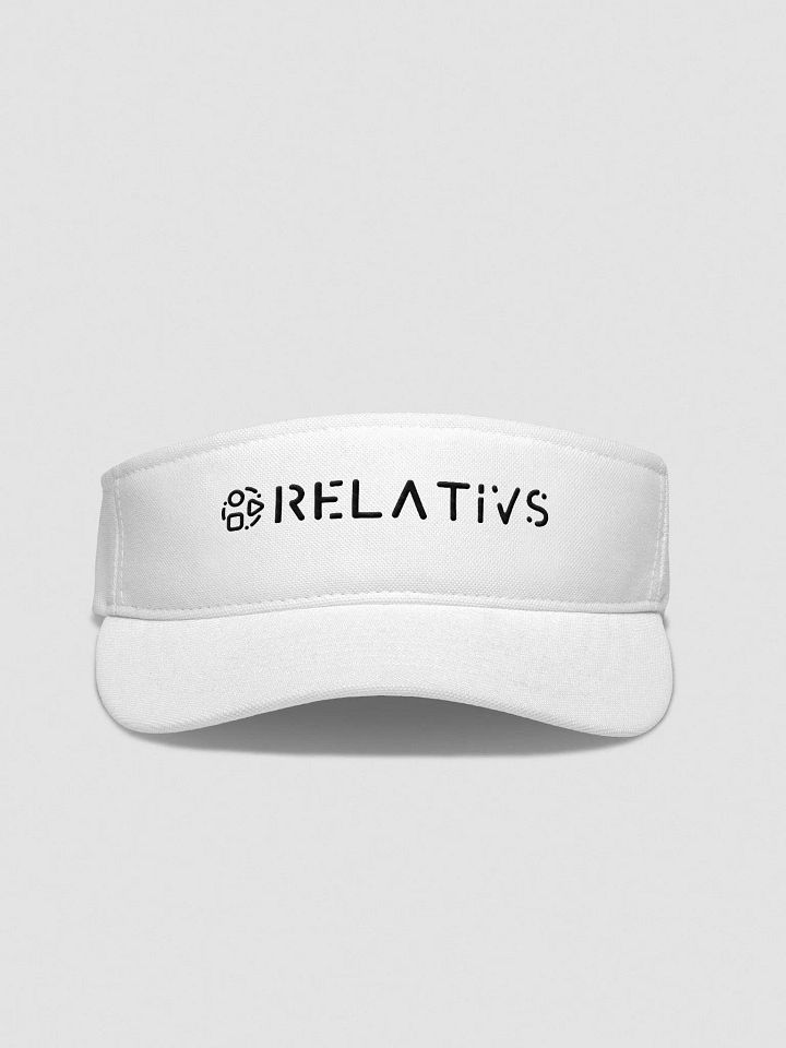 RelativRyan Visor Hat (White) product image (1)