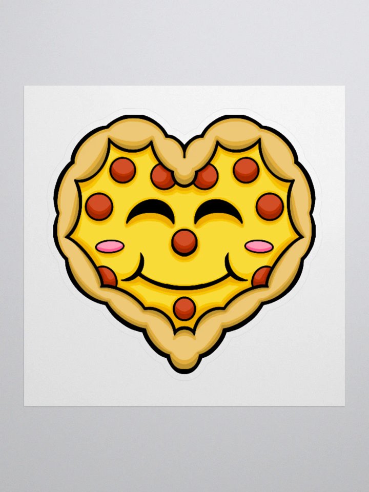 PIZZA HEART STICKER product image (3)