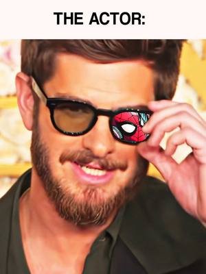 The actor vs the character #spiderman #andrewgarfield 