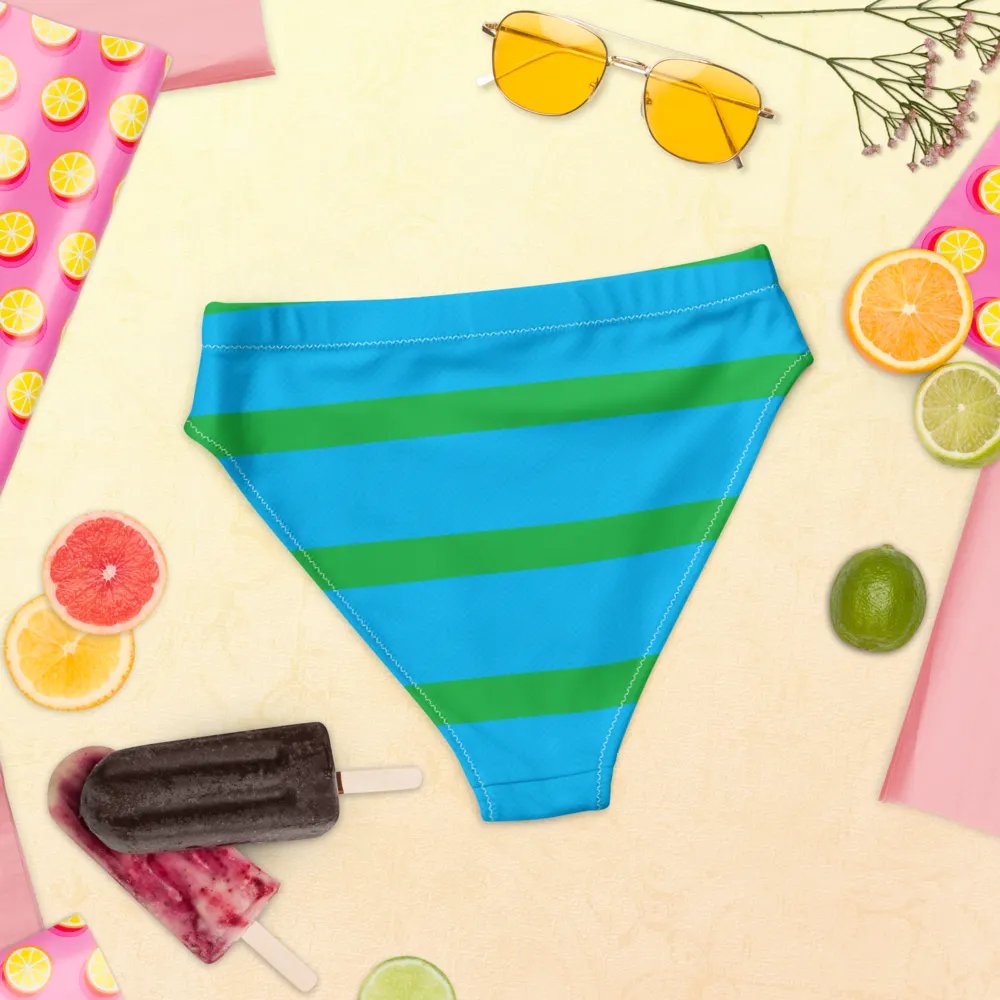 8-Bit Recycled High Waisted Bikini Bottom product image (9)