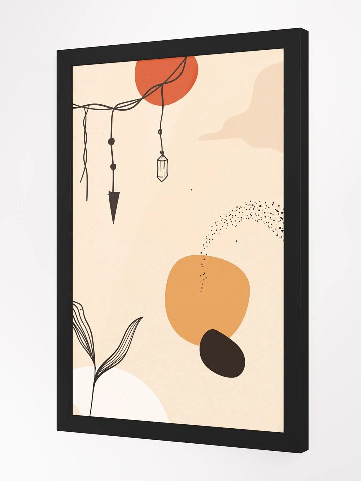 Abstract Geometry Framed Art Print product image (9)
