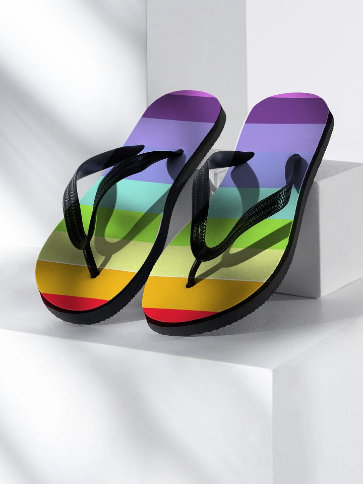 Rainbow Flipflops product image (1)