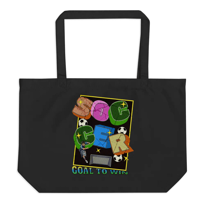 Goal To Win Soccer Tote Bag product image (1)