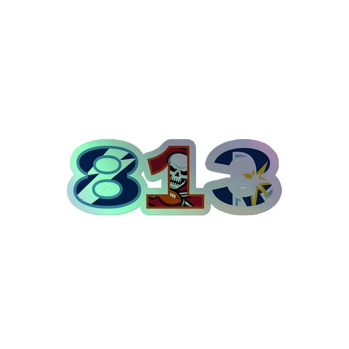 813 Tampa Holographic Sticker product image (2)