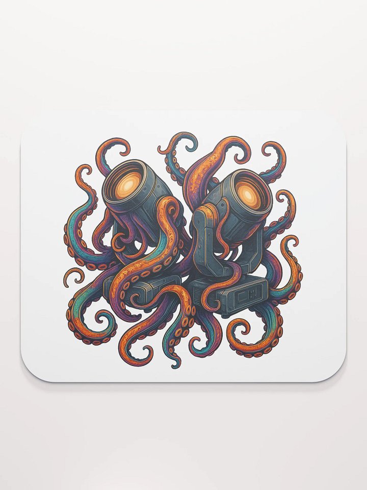 Theatrically Jerry: "Tangled Up" Octopus Moving Head Light Mouse Pad product image (2)
