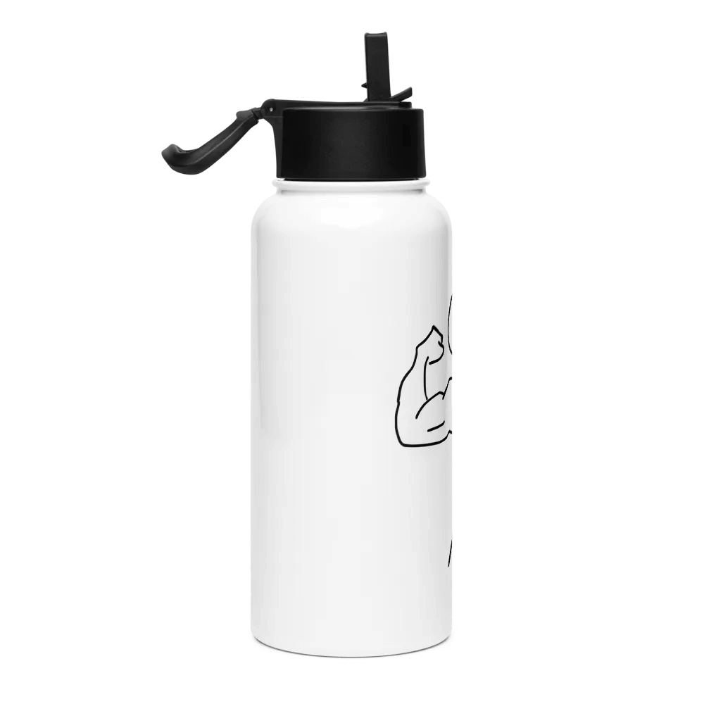 Bulked Up Stainless Steel Water Bottle product image (4)