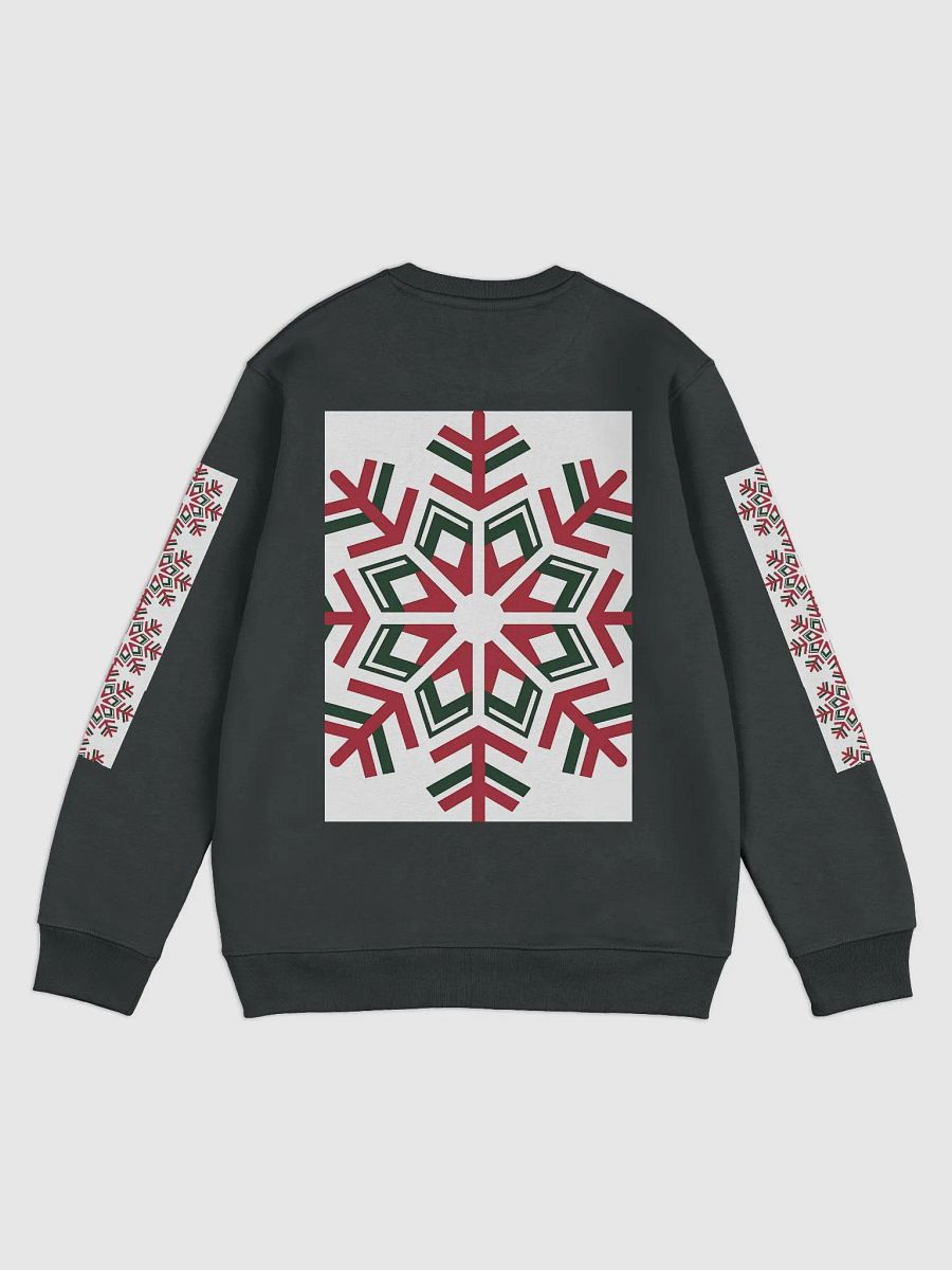 Modern Snowflake Symmetry Eco Sweatshirt product image (2)