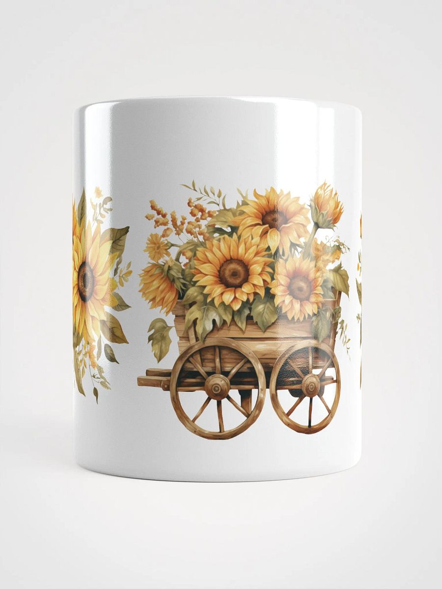 Sunflower Bliss White Glossy Mug product image (2)