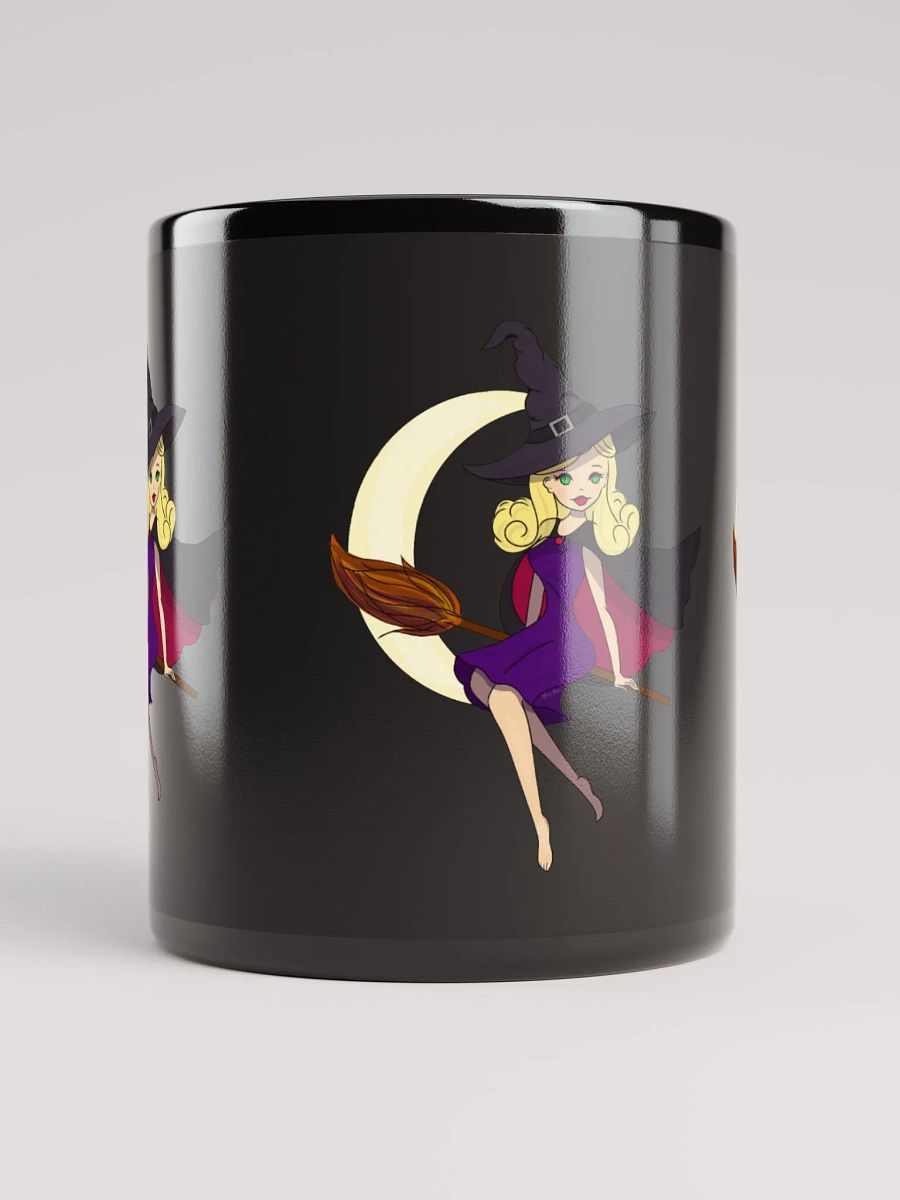 Moon Witch Glossy Black Mug product image (5)