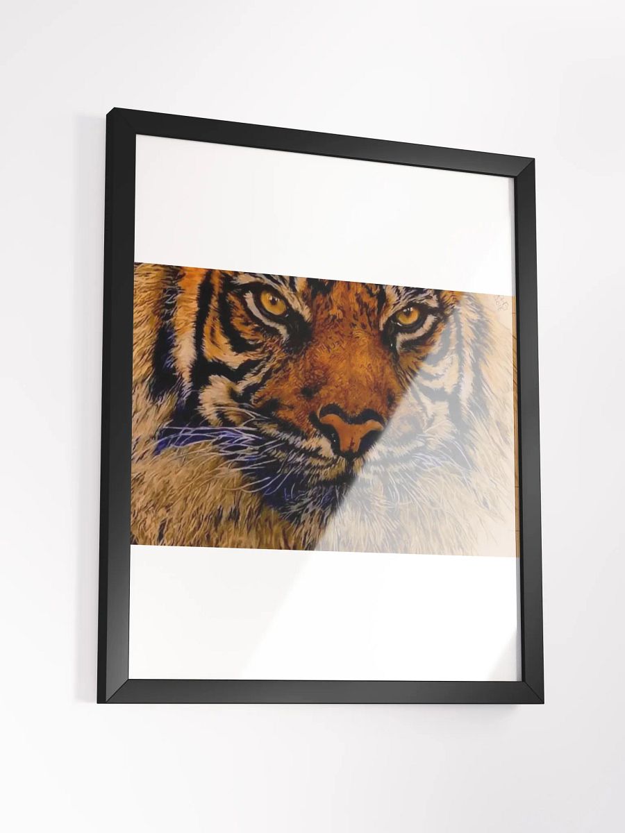 Tiger Colored Pencil Drawing Framed Print product image (12)
