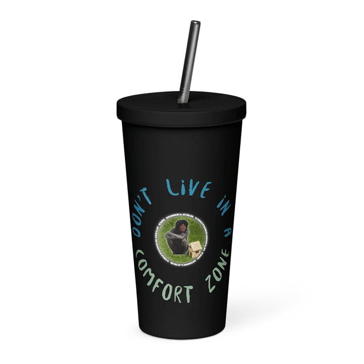 Homeless Vibrant Insulated Tumbler: Escape the Comfort Zone product image (1)