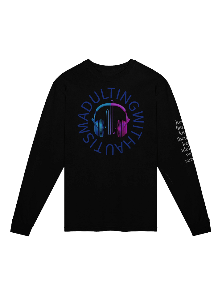 Adulting With Autism® Men’s Long-Sleeve Tee — Logo & Tagline product image (2)