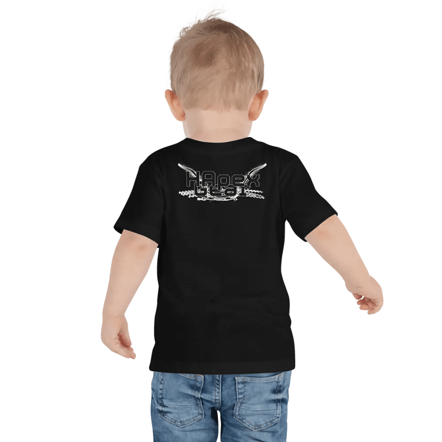 Toddler T-Shirt - Black HApex Gear Black Logo product image (4)