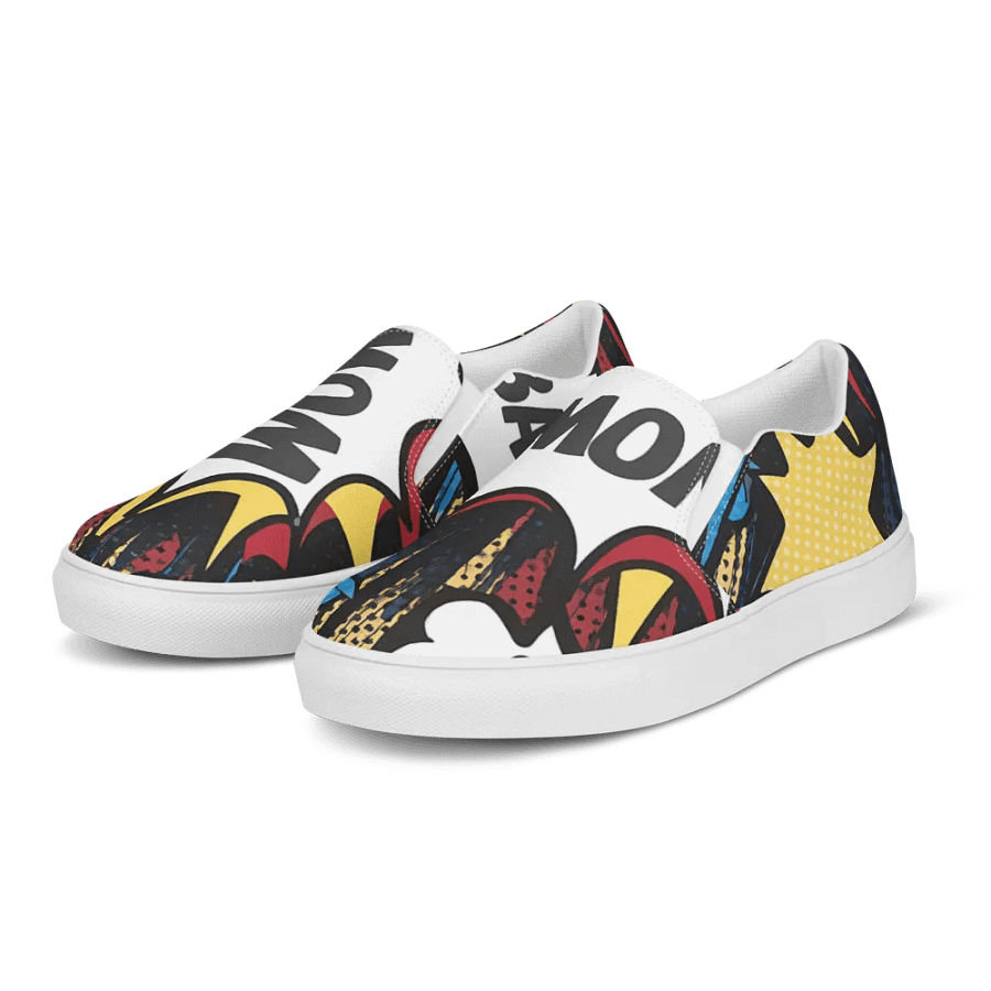 Pop-Art Explosion Men's Slip-On Shoes product image (5)