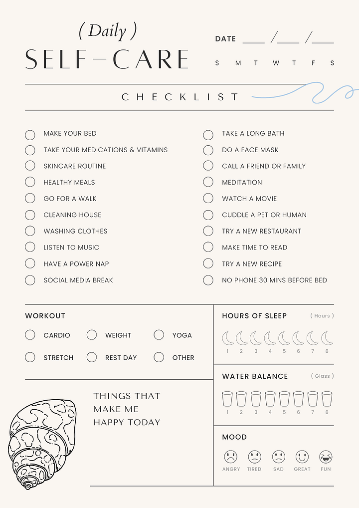 Daily self care checklist product image (1)