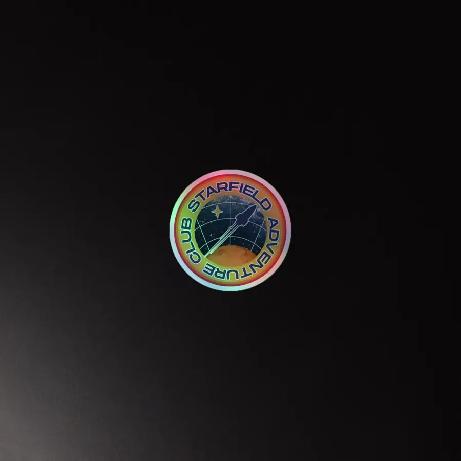Starfield Adventure Club - Holographic Sticker product image (2)
