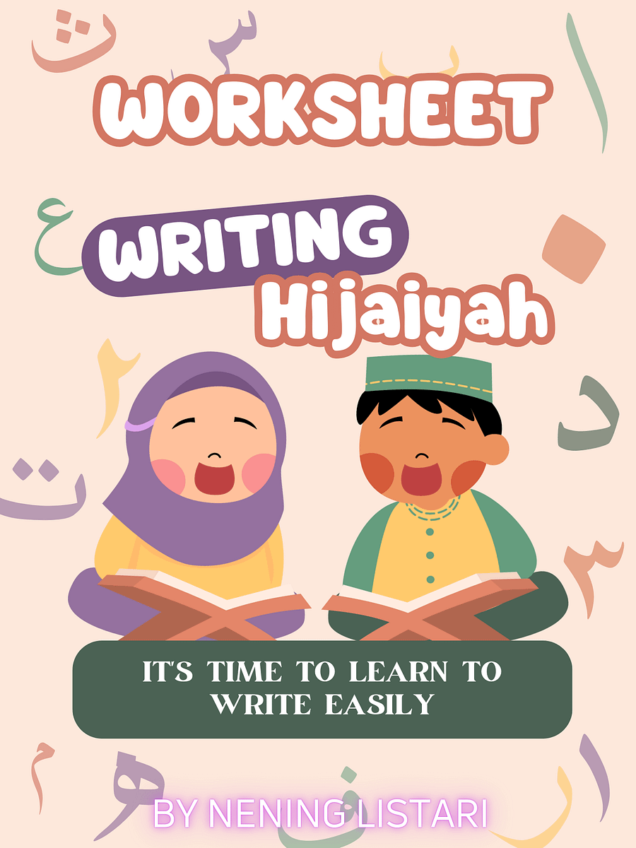 PRINTABLE WORKSHEET WRITING HIJAIYAH product image (1)