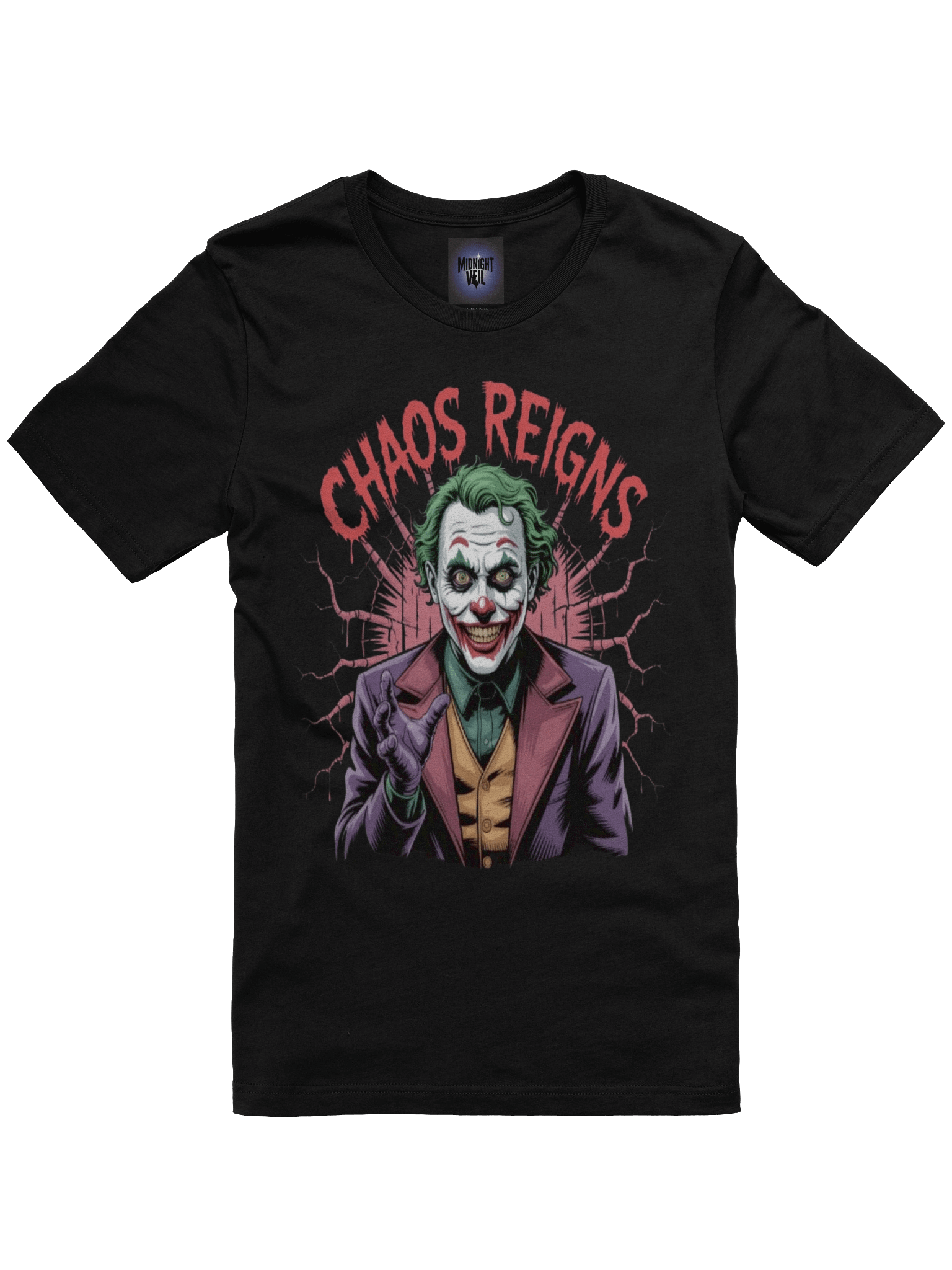 Chaos Reigns: Joker Thunderstrike Portrait T-Shirt product image (3)