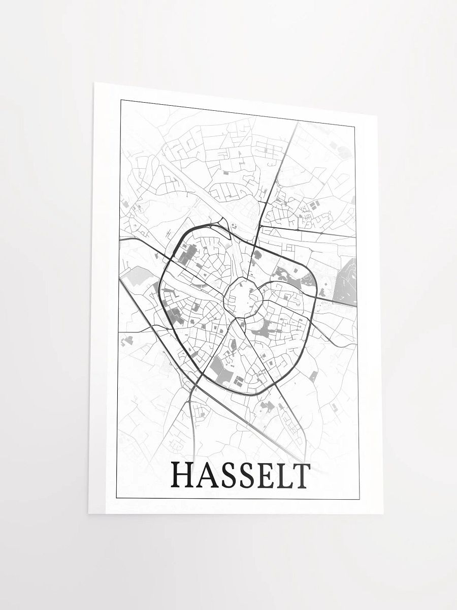 Hasselt, Belgium, city map print product image (12)