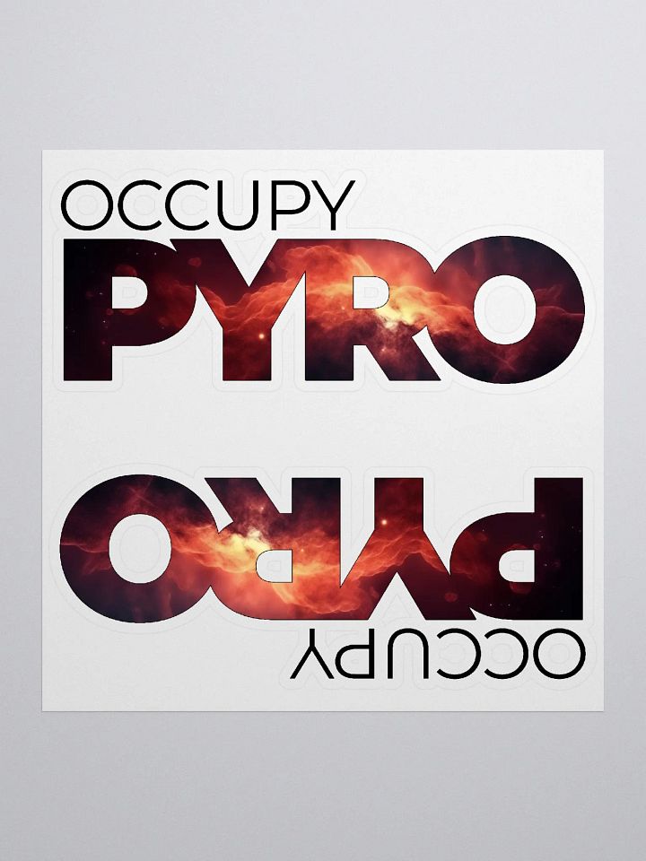Occupy Pyro Sticker Twin Pack product image (1)