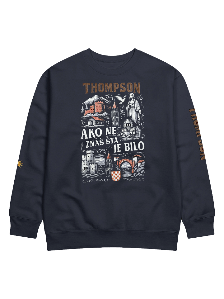 PNB Crowned Premium Sweatshirt Ako ne znaš šta je bilo product image (1)