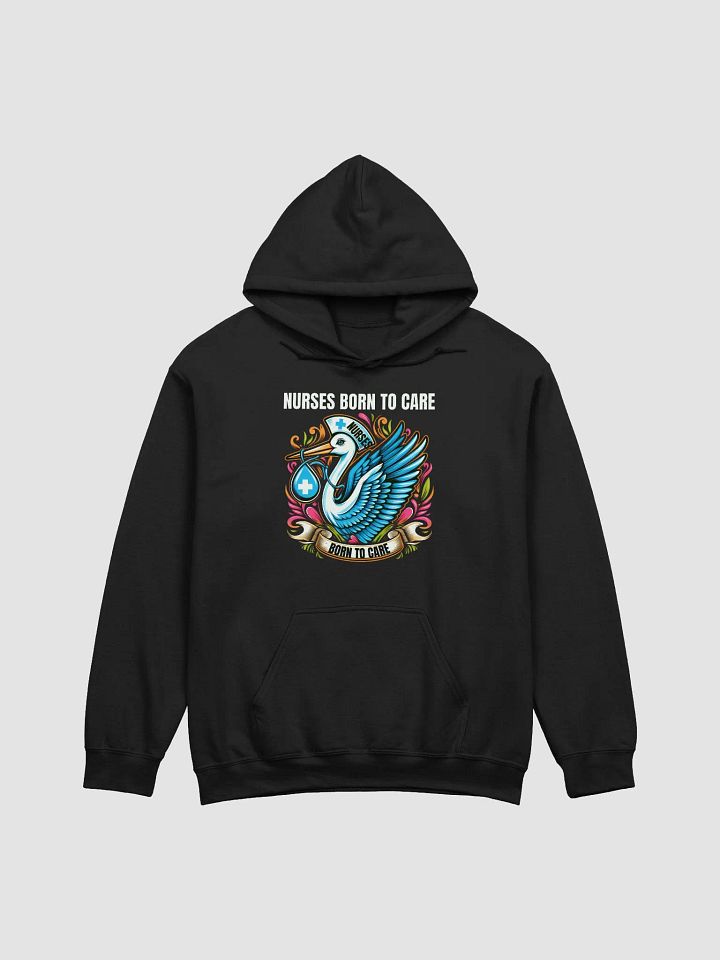 Nurse Stork Born to Care Hoodie product image (1)