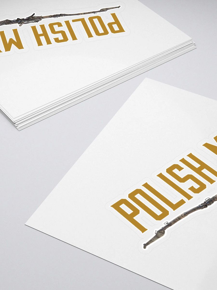 Polish my bomblance gold kiss cut sticker product image (4)