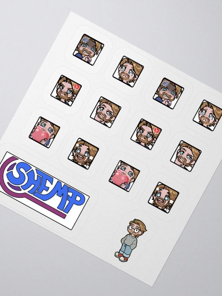 Emote Stickers (Plus 2 Bonus Stickers!) product image (2)