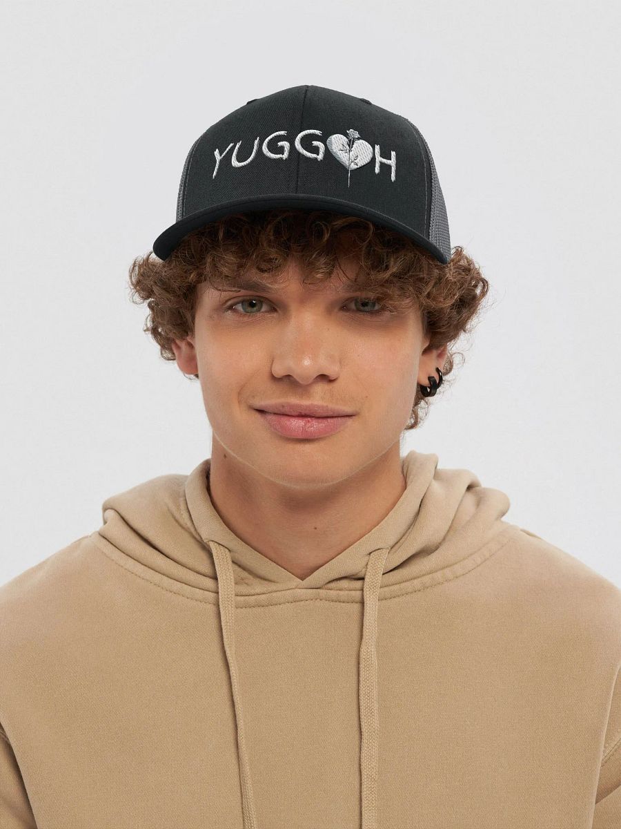 Rose Heart Snapback Trucker Hat product image (5)
