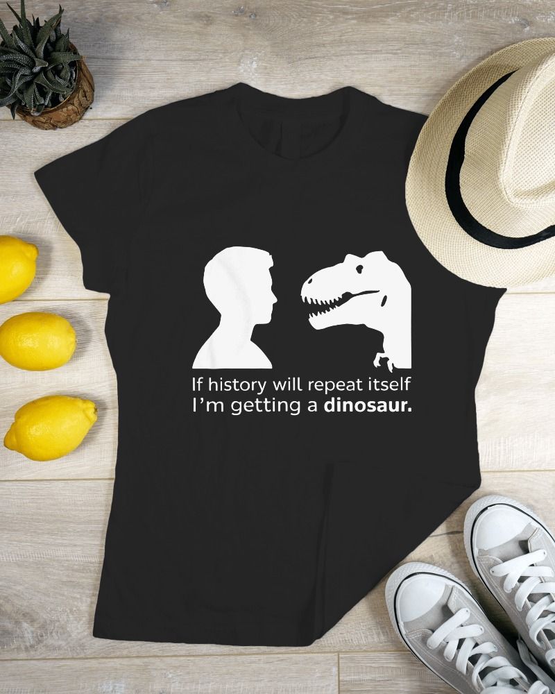 Planning for the Future (with Dinosaurs) T-Shirt product image (1)