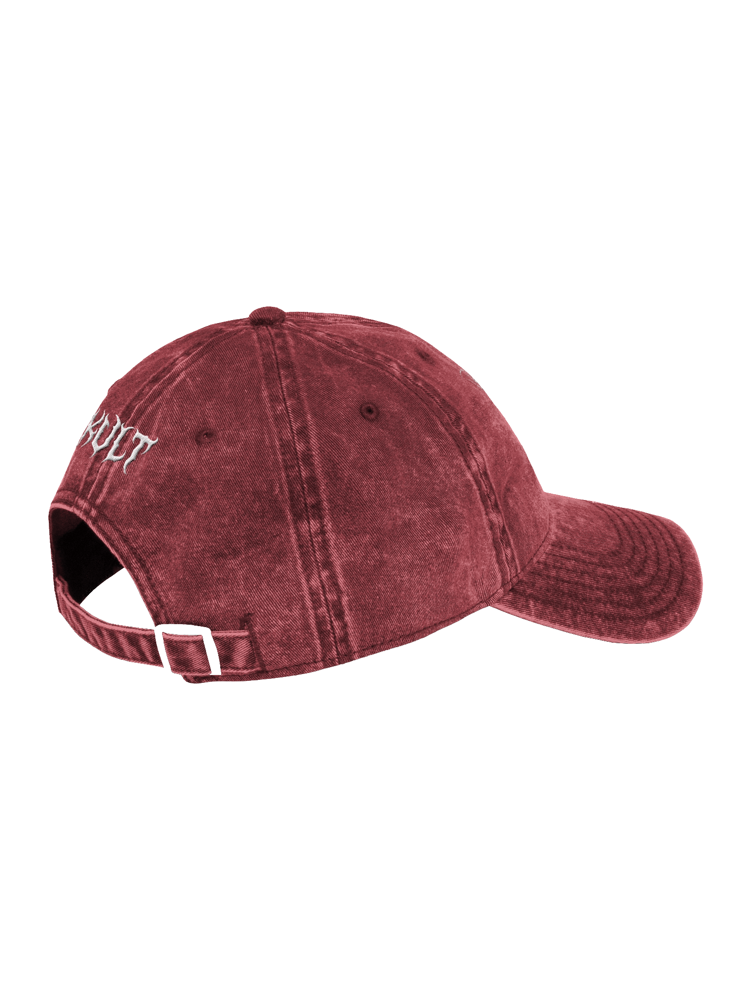 Kat Kult Vintage Wash Dad Hat (White logo) product image (12)