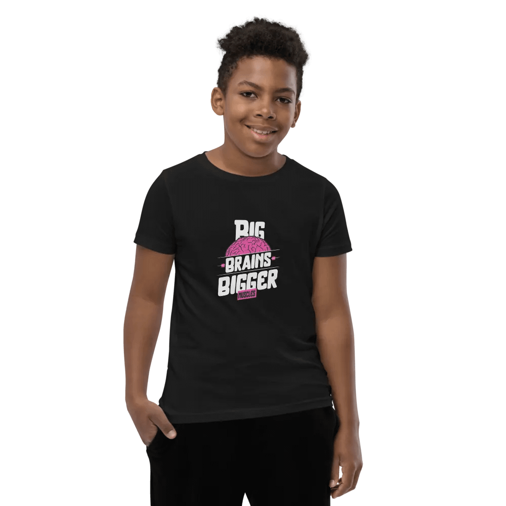 Big Brains Bigger Muscles Kids Shirt product image (10)