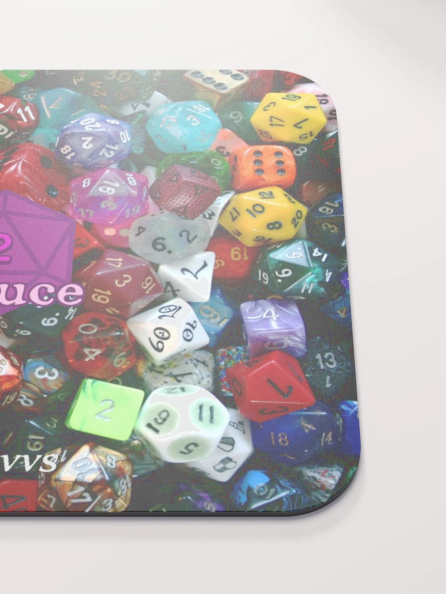 Simple Dice Mouse Pad product image (5)