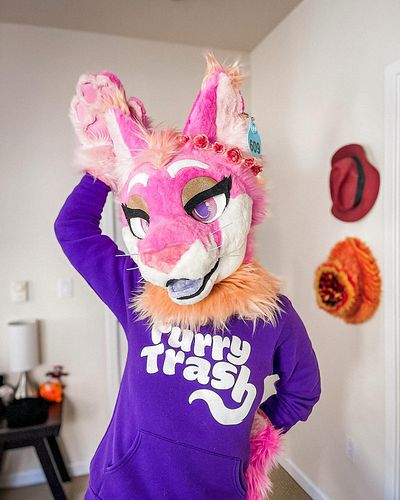 Furry Trash pullover hoodies now available in a variety of colors and sizes!
FurryTrashCo.com
Model: @khoracal 
.
.
.
.
 #fur...