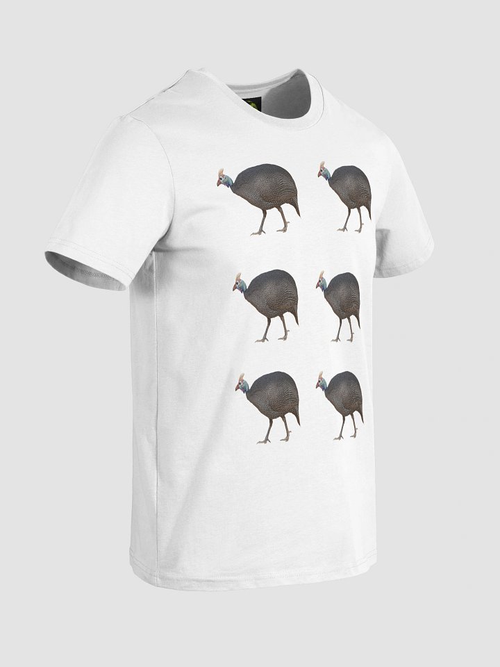 Guinea Fowl Organic Cotton T-Shirt -plain 2 product image (2)