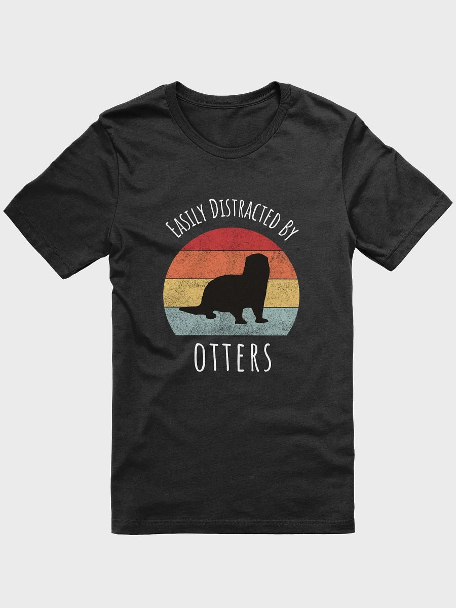 Easily Distracted By Otters - Unisex T-shirt Bella Canvas 3001 product image (1)