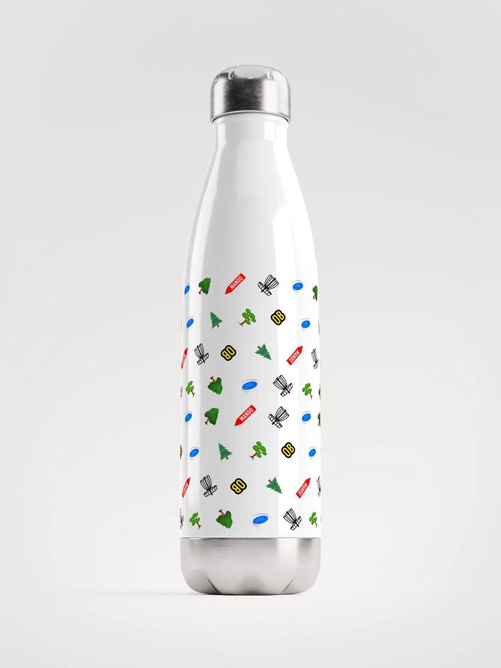colorful disc-golf print - stainless steel bottle! product image (1)