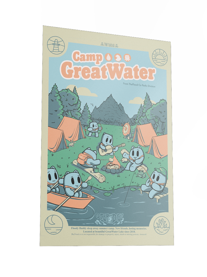 Camp GreatWater Paper Poster product image (2)