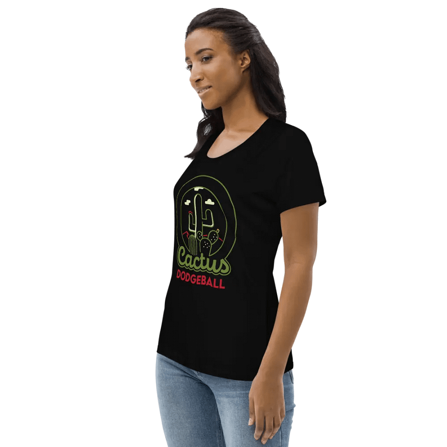 Cactus Dodgeball Women's Fitted Tee product image (5)