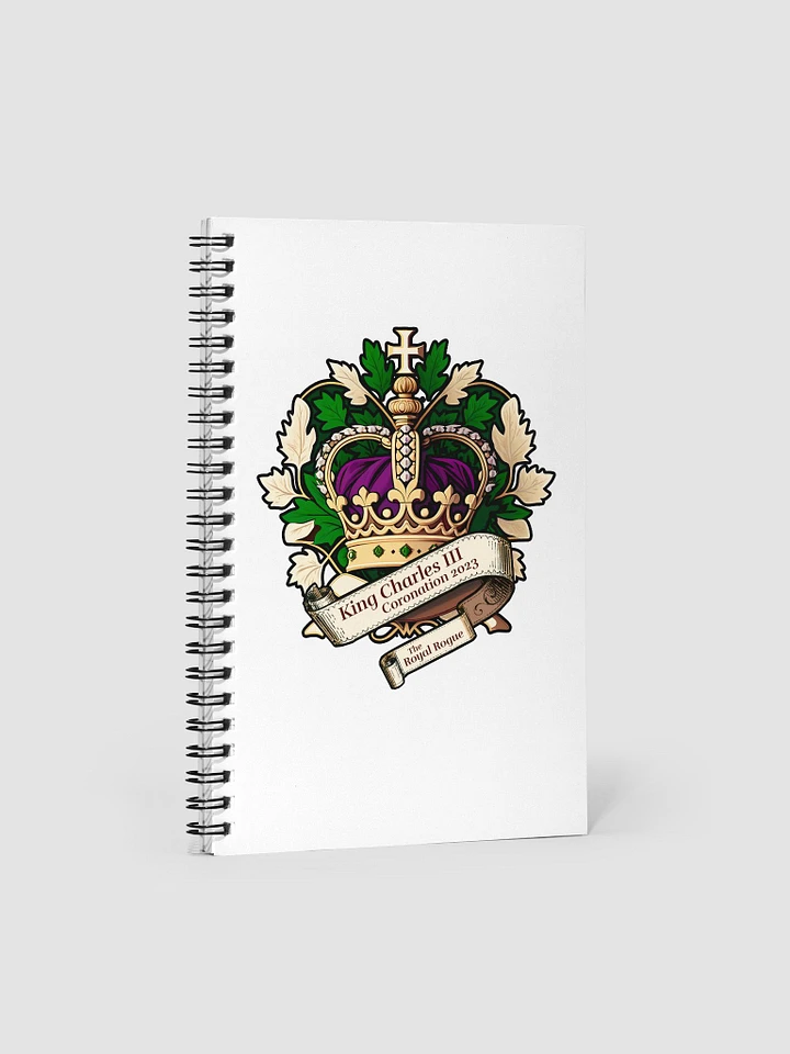 King Charles III Coronation Spiral Notepad product image (1)