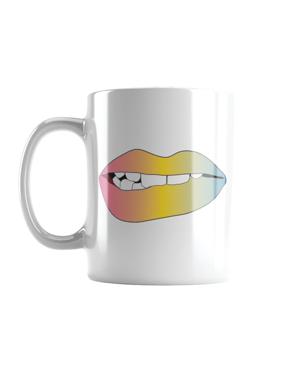 Pansexual Pride Gradient Biting Lips Mug product image (6)