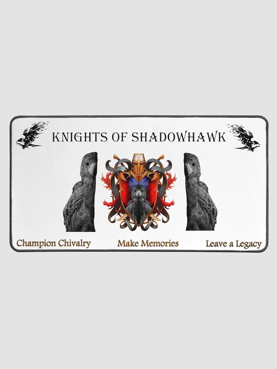 KoS - Desk Mat with Crest and Mantra product image (1)